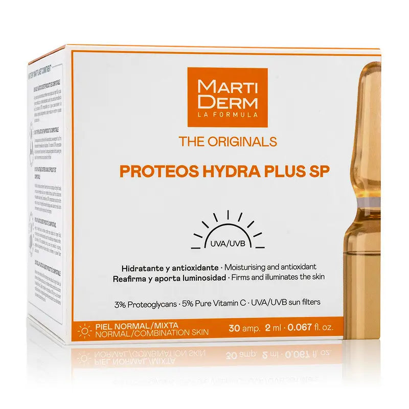 Martiderm The Originals Proteos Hydra Plus Sp Normal Combination Skin 30 Ampoules x 2 ml