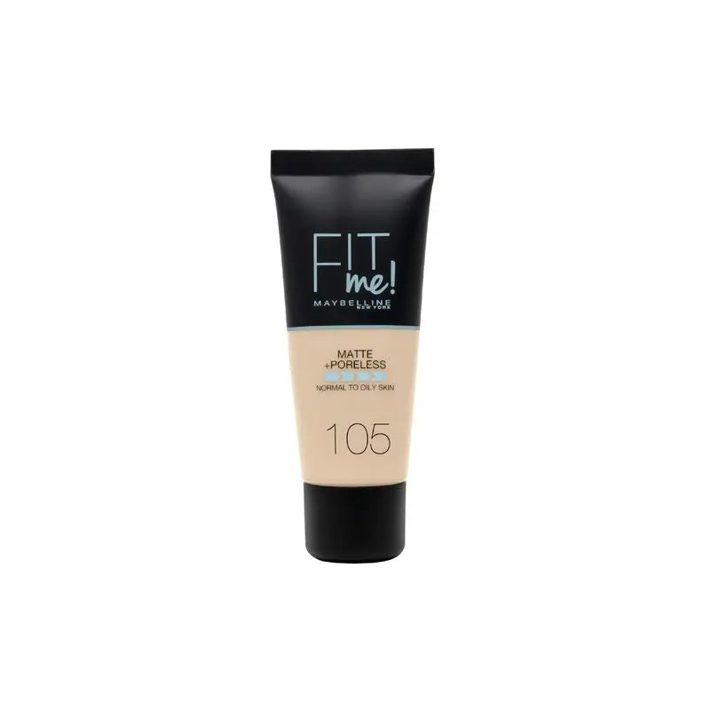 Maybelline New York Fit Me Matte and Pore Refinement Foundation: For normal to oily skin, shade 120 Classic Ivory, 30ml