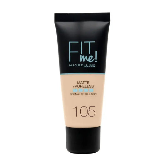 Maybelline New York Fit Me Matte and Pore Refinement Foundation: For normal to oily skin, shade 120 Classic Ivory, 30ml