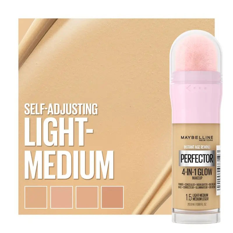 Maybelline New York Instant Perfector Glow 4 In 1 Highlighting Concealer. Shade 1.5 Light Medium