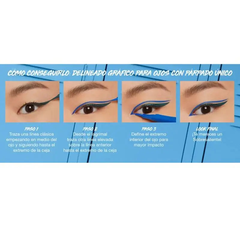 Maybelline New York Hyper Precise Eyeliner Precise Long Wear Waterproof, Shade Parrot Blue