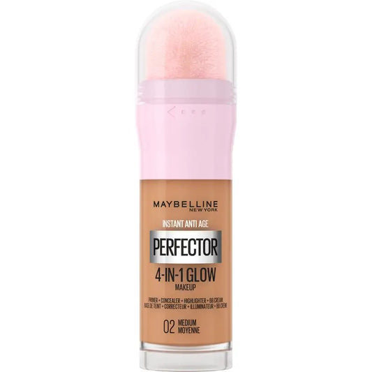 Maybelline New York Instant Perfector Glow 4-In-1, The Glow You Wear Any Way You Want, Shade 02 Medium Deep