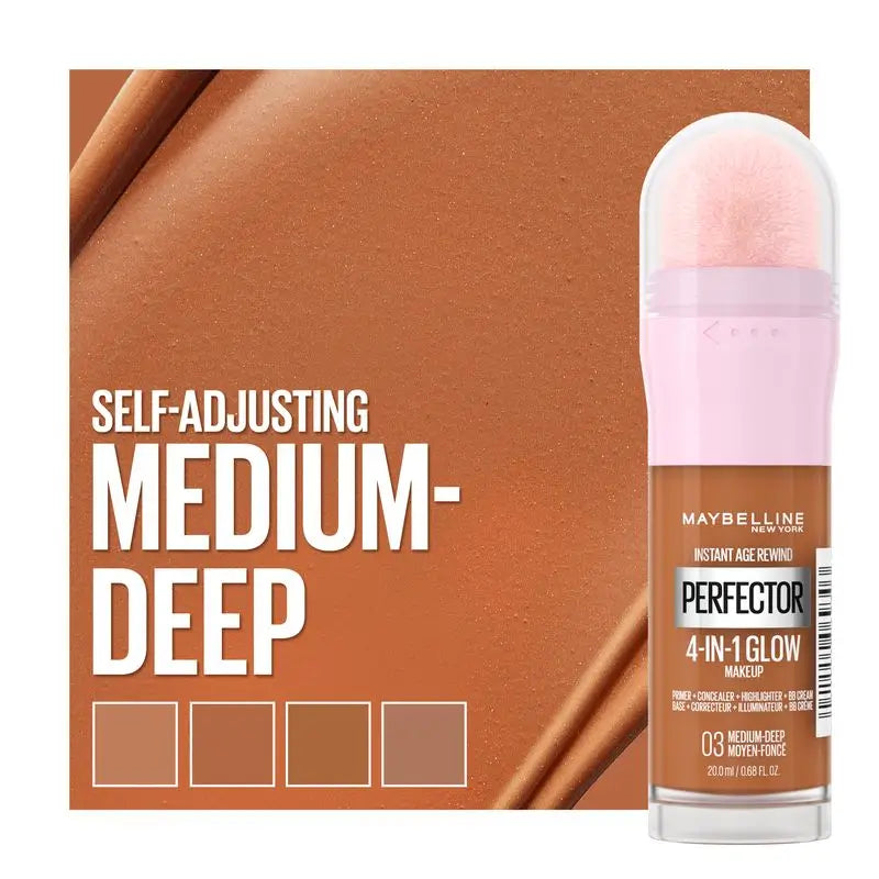 Maybelline New York Instant Perfector Glow 4-In-1, The Glow You Wear Any Way You Want, Shade 03 Medium Deep