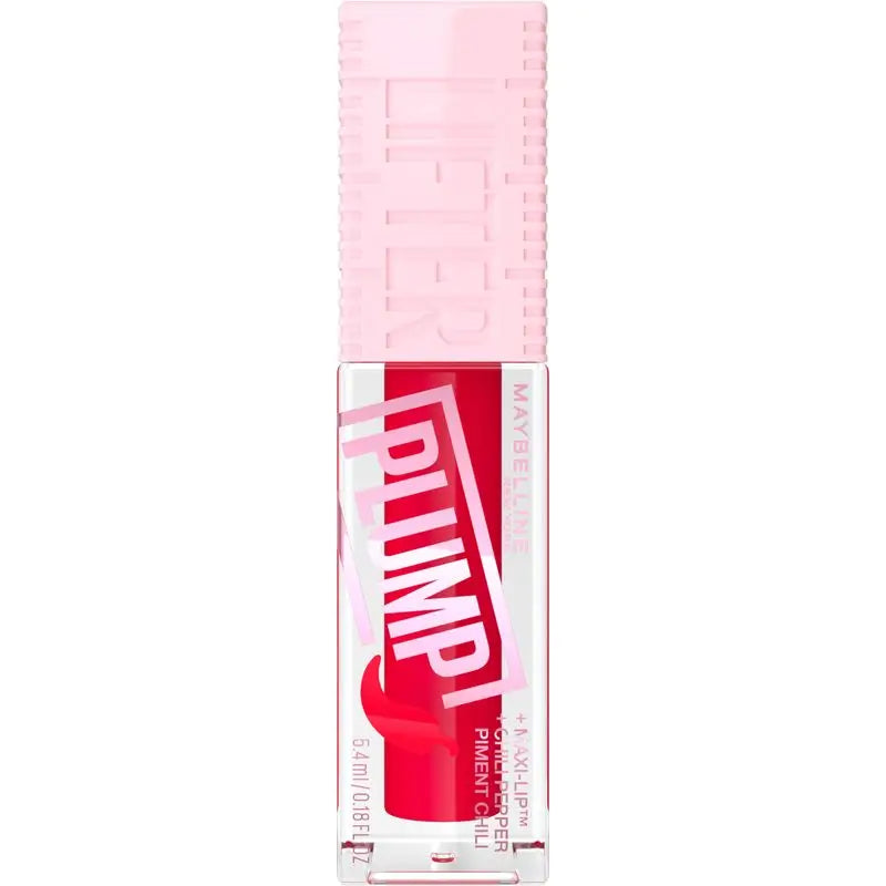 Maybelline New York Lifter Plump with Chili Pepper and Hyaluronic Acid, Shade 006 Red Flag