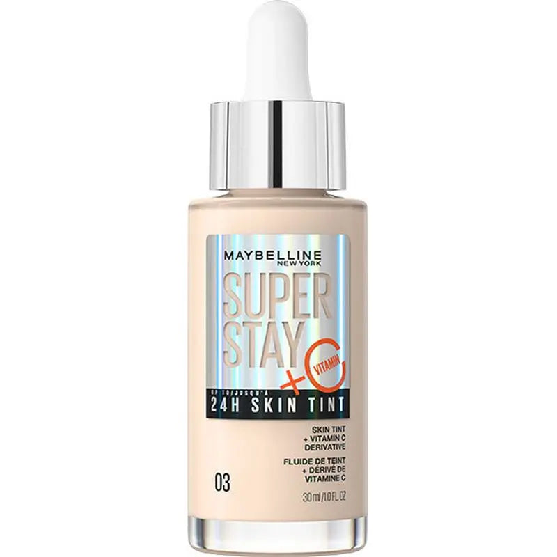 Maybelline New York Super Stay Skin Tint + Vitamin C 24H. Shade 03