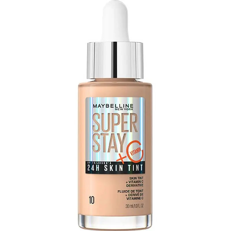 Maybelline New York Super Stay Skin Tint + Vitamin C 24H. Shade 10