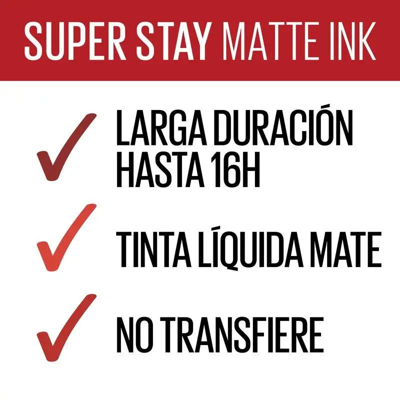 Maybelline New York Superstay Matte Ink, Liquid Lipstick Shade 340 Exhilarator