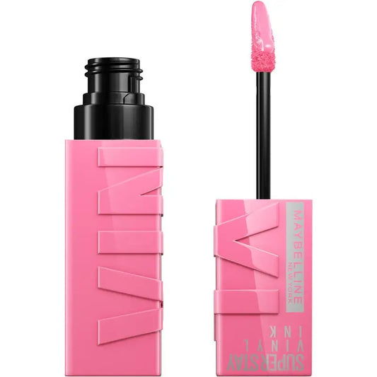 Maybelline New York Superstay Vinyl Ink Long lasting vinyl effect lipstick up to 16H, Shade 155 UPBEAT