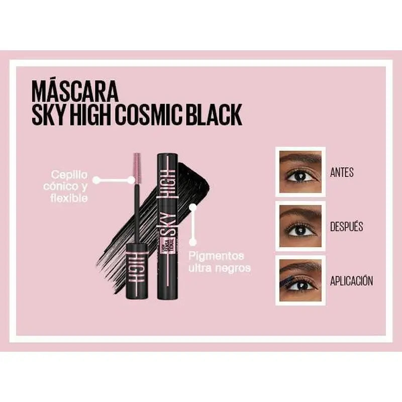 Maybelline New York Lash Sensational Sky High Cosmic: Ultra-black, length and volume mascara