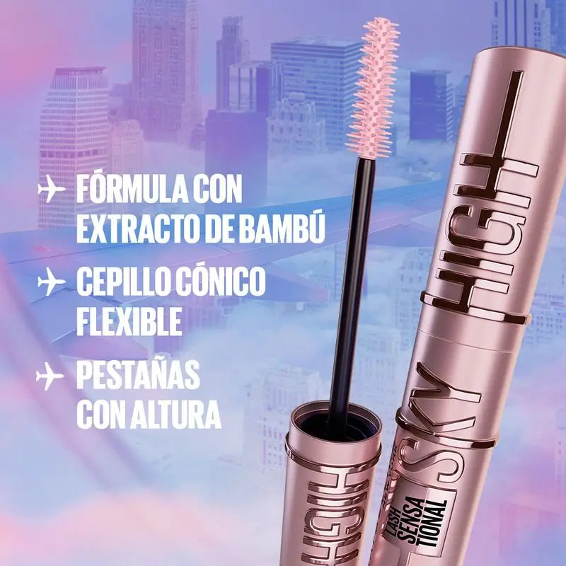 Maybelline New York Lash Sensational Sky High Mascara: Length and volume, shade Burgundy Haze