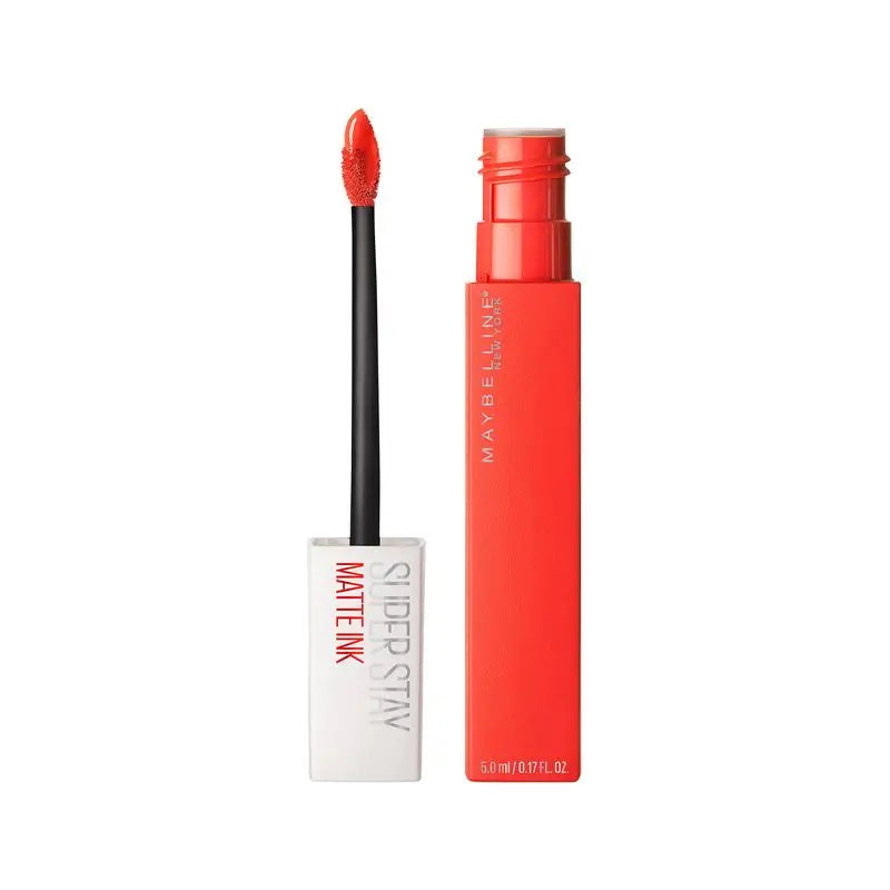 Maybelline New York Superstay Matte Ink Long-Lasting Matte Lipstick Shade 25 Heroine Orange