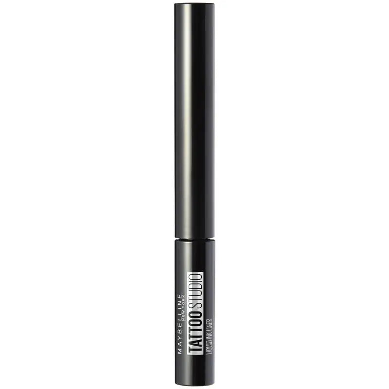 Maybelline New York Tattoo Liner Semi-Permanent Eyeliner With Brush Shade 710 Inked Black, Black