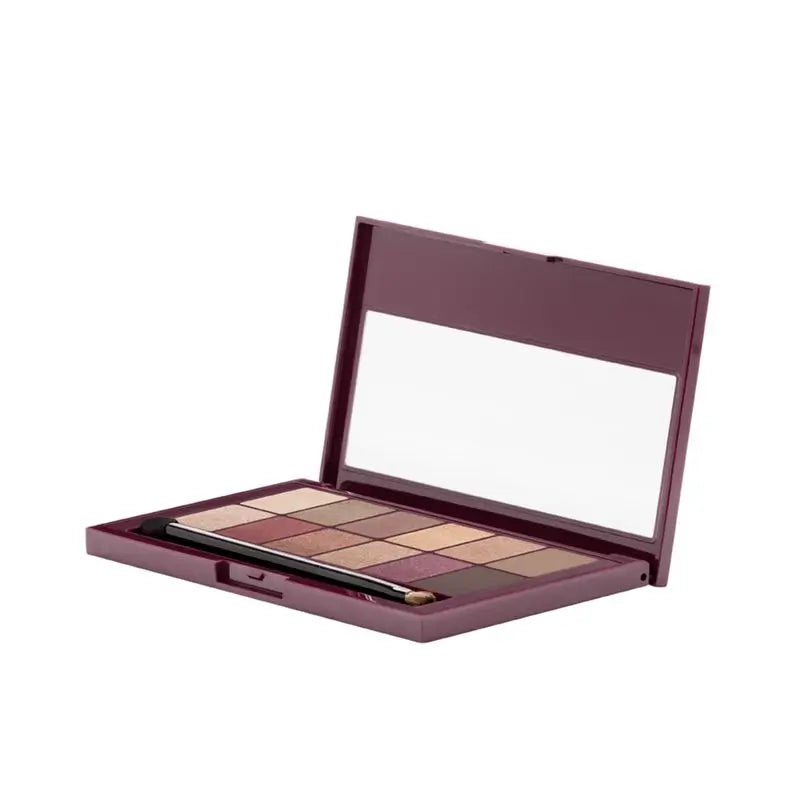 Maybelline New York The Burgundy Bar Eyeshadow Palette 12 Shades of Nude and Maroon- 9,6 G