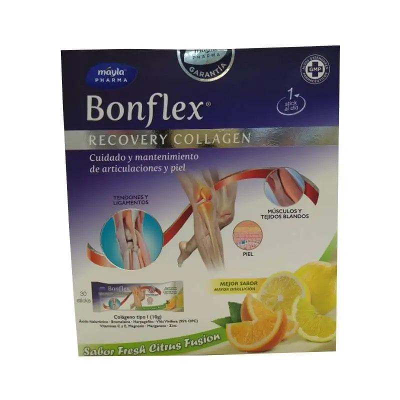 Máyla Pharma Bonflex Recovery Collagen Citrus 30 sticks