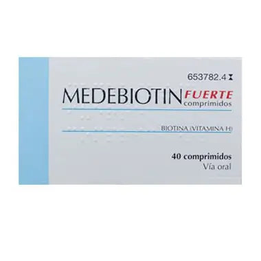 Medebiotin Fuerte 5 mg 40 Tablets