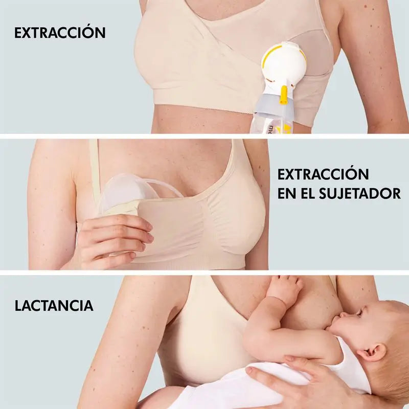 Medela Breastfeeding & Expressing Bra 3-in-1-L Chai, 1 pc.