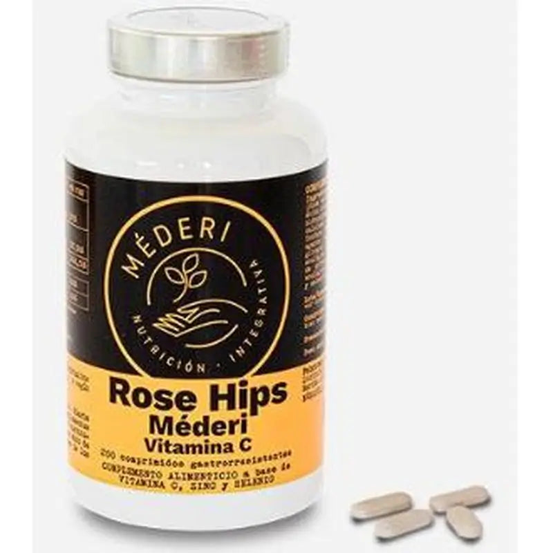 Mederi Nutricion Integrativa Rose Hips Vit. C + Zn + Se 200Comp. 