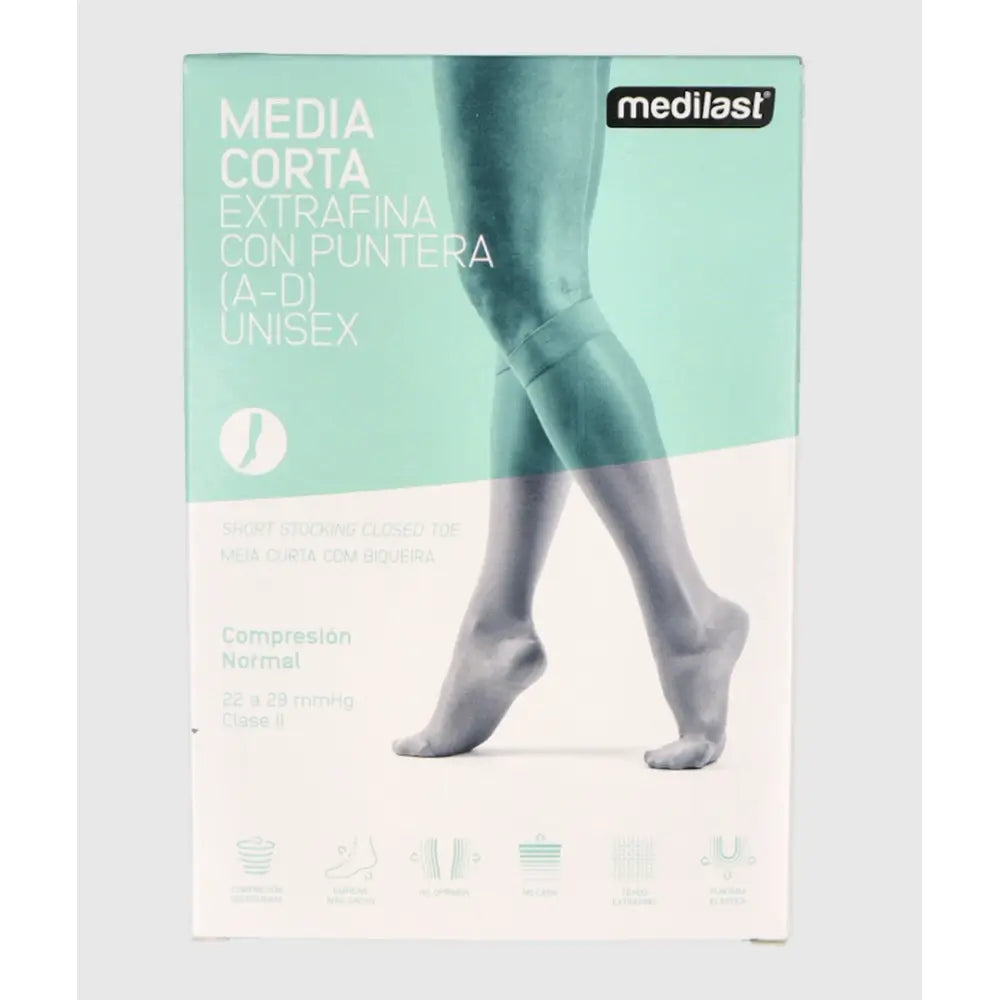 Medilast Short Stocking Beige Medium Size