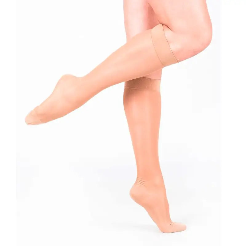 Medilast Normal Short Stocking with Toe Cap Beige Small