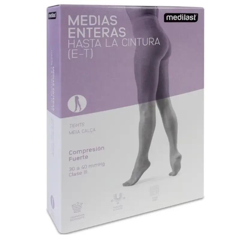 Medilast Strong Comp Pantyhose Black T/3