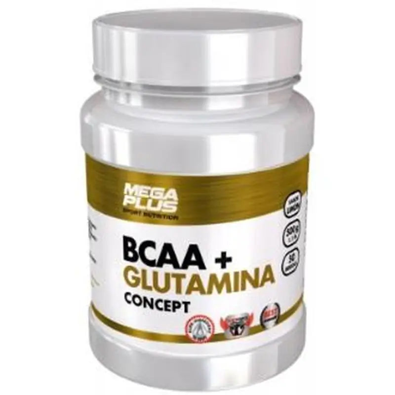 Mega Plus Bcaa+Glutamina Concept Tropical 500Gr.