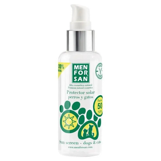 Menforsan Protector Solar Factor 30 60Ml para perros y gatos