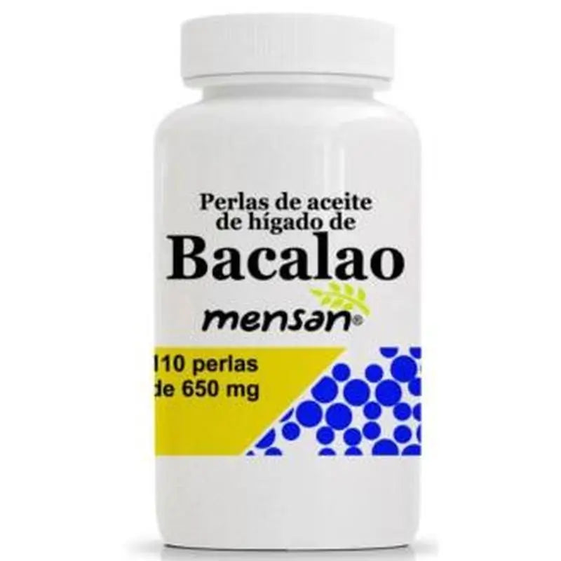 Mensan Aceite De Higado De Bacalao 650Mg 110Perlas. 