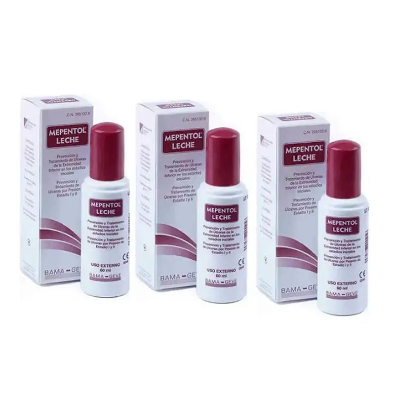 Mepentol Pack Ulcer Milk Emulsion, 3 x 60 ml