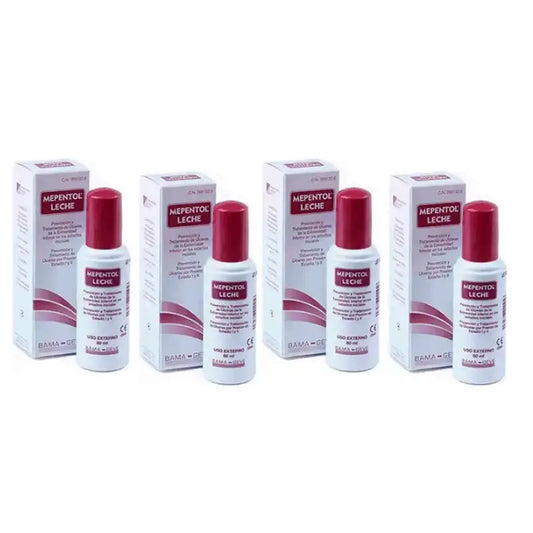 Mepentol Pack Ulcer Milk Emulsion, 4 x 60 ml