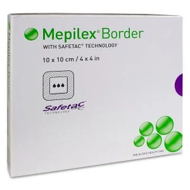 Mepilex Border Flex Dressing 10X10 cm, 3 pcs.