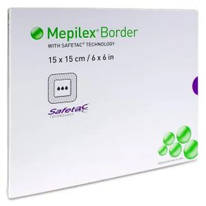 Mepilex Border Flex Dressing 15X15 cm, 3 units