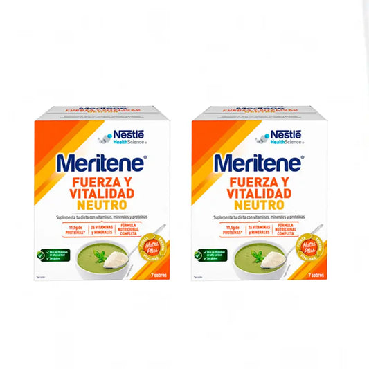 Meritene Strength & Vitality Shake Neutral Flavour 7X2, 50g sachets