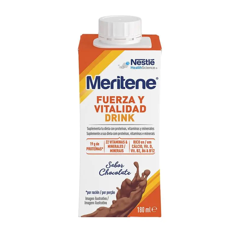 Meritene Strength & Vitality Drink Chocolate, 6x180 ml