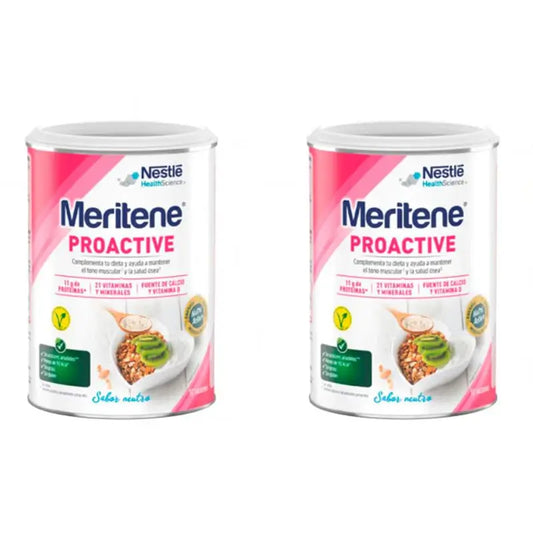 Meritene Proactive Neutral Flavour 2X408 Gr Pot