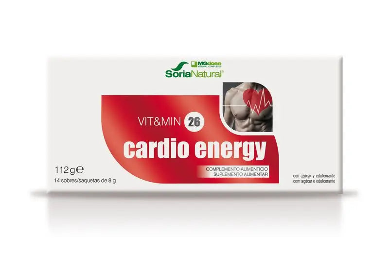 Mgdose Vit & Min 26 Cardio Energy 8 G, 14 Sobres      