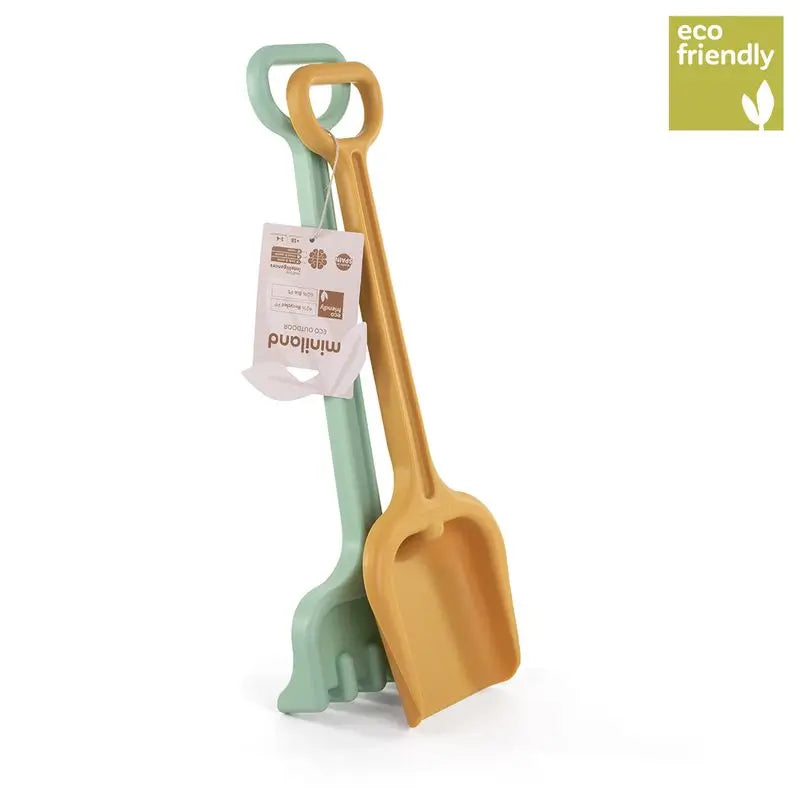 Miniland Eco Set Shovel+Rake Super Cool