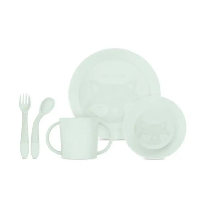 Miniland Set Vajilla Infantil Redonda Meal Mint  