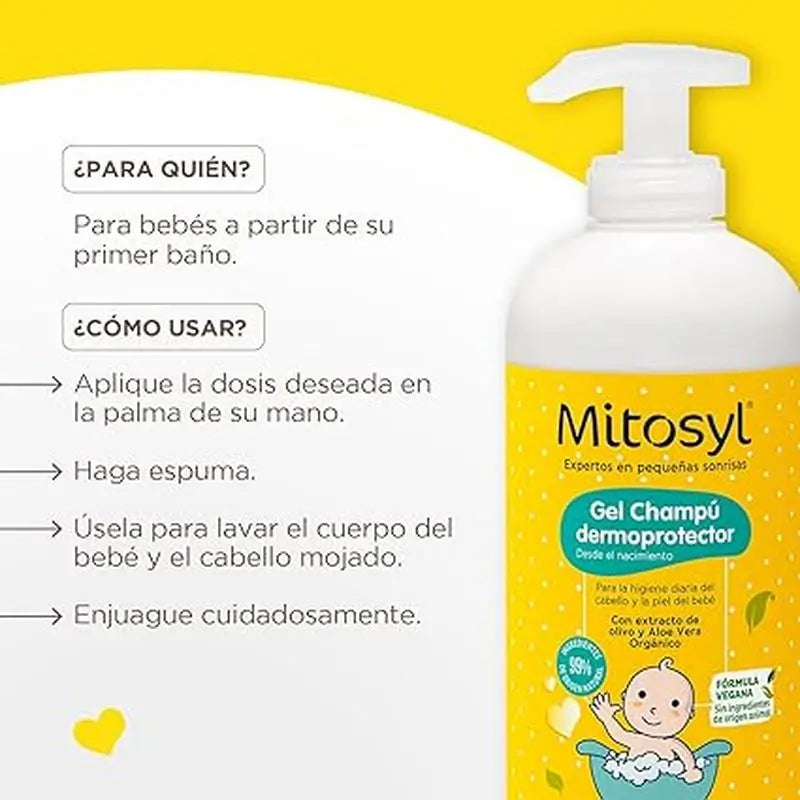 Mitosyl Baby Dermo-Protective Shampoo Gel , 490 ml