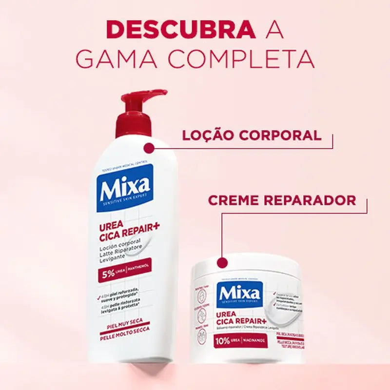 Mixa Urea Cica Repair+ Repair+ Repair Balm for Dry, Rough and Irregular Skin 400Ml