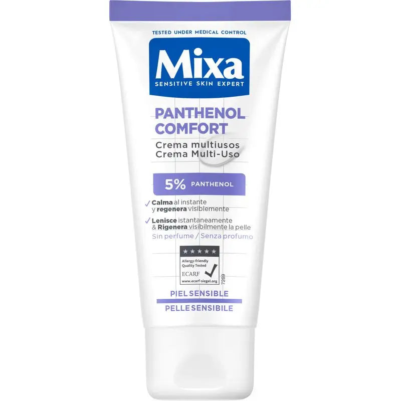 Mixa Panthenol Comfort Multi-Purpose Cream for Sensitive Skin 50Ml