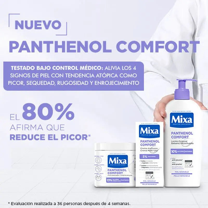 Mixa Panthenol Comfort Multi-Purpose Cream for Sensitive Skin 50Ml