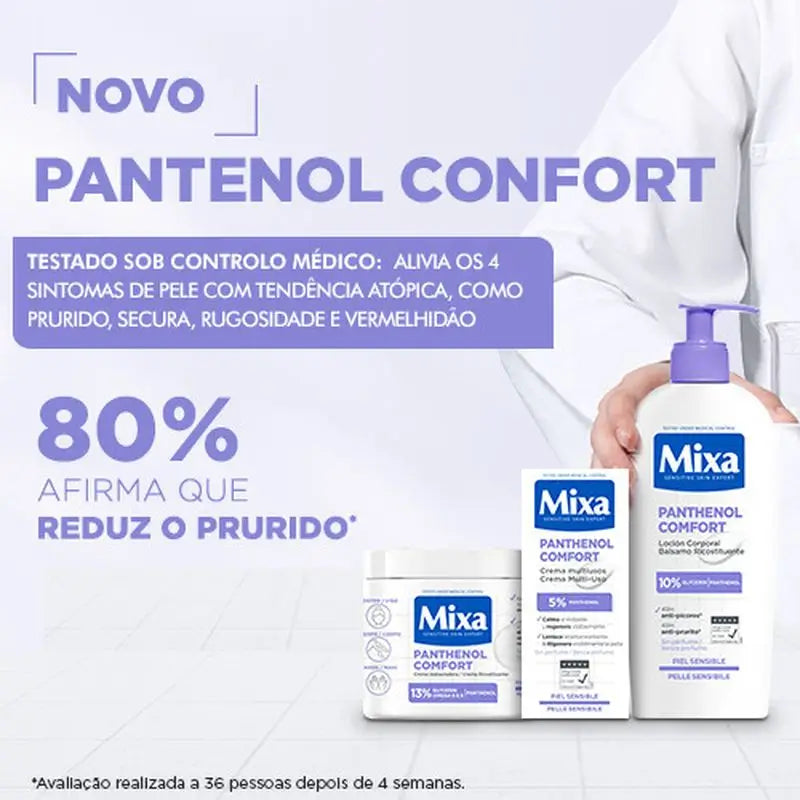 Mixa Panthenol Comfort Multi-Purpose Cream for Sensitive Skin 50Ml