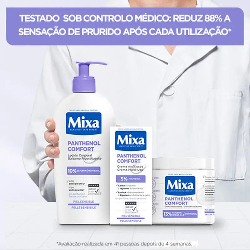 Mixa Panthenol Comfort Multi-Purpose Cream for Sensitive Skin 50Ml