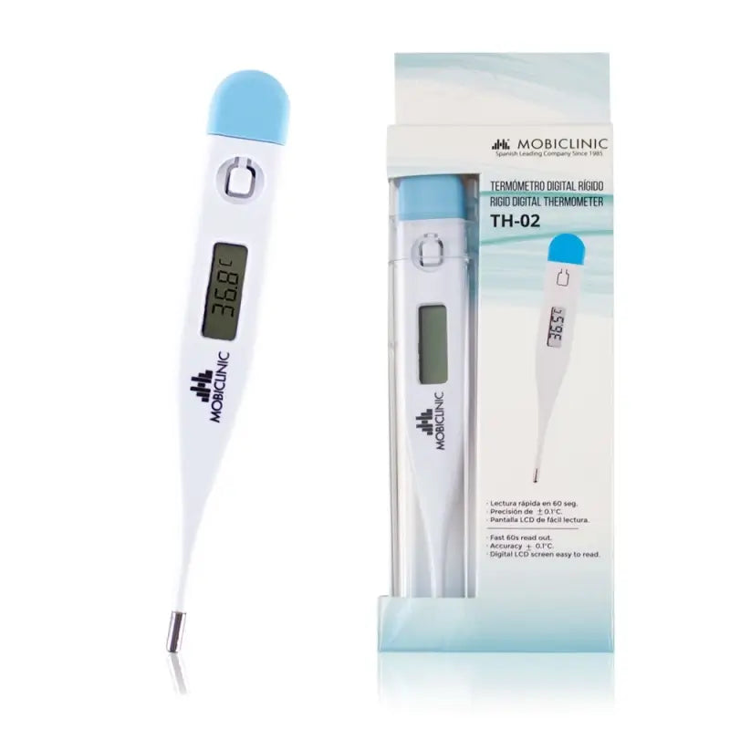 Mobiclinic 10 Digital Thermometers - Memory Function - Rigid - Th-02