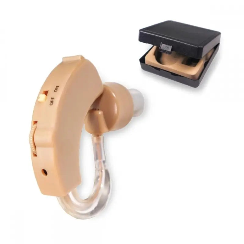 Mobiclinic Sound Amplifier - 5 Volume Levels - Adaptable - 360º Turn - Beige - Earplus 2