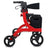 Mobiclinic Large Four Wheeled Walking Frame - Foldable - Seat & Backrest - Front Basket - Modern - Undefeated X1