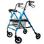 Mobiclinic Andador Plegable Con Asiento Y Respaldo Azul