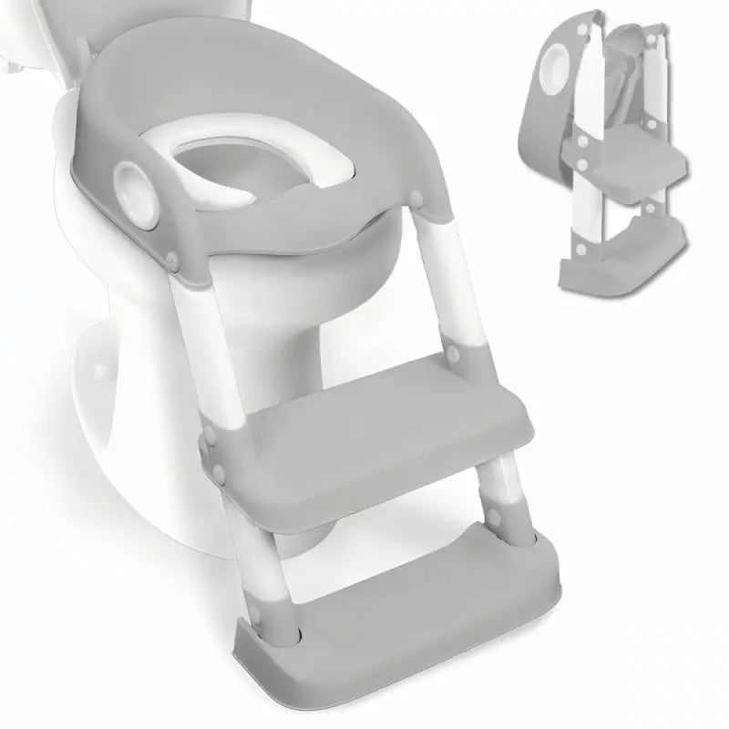 Mobiclinic Children's Folding Toilet Seat Lala Grey & White