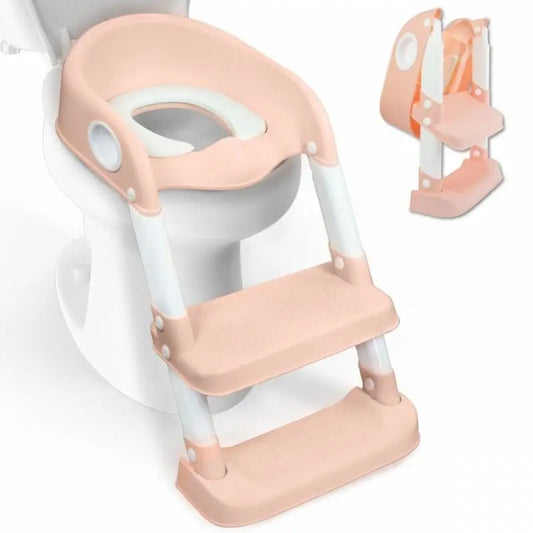 Mobiclinic Lala Pink & White Folding Children's Toilet Seat