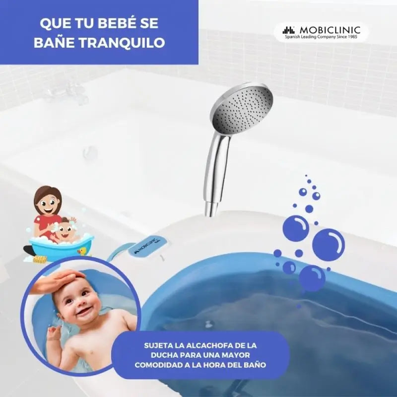 Mobiclinic Foldable Children's Bathtub Bubba Blue